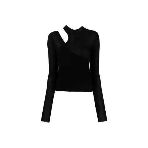 RICK OWENS Черные Женские Т-рубашки