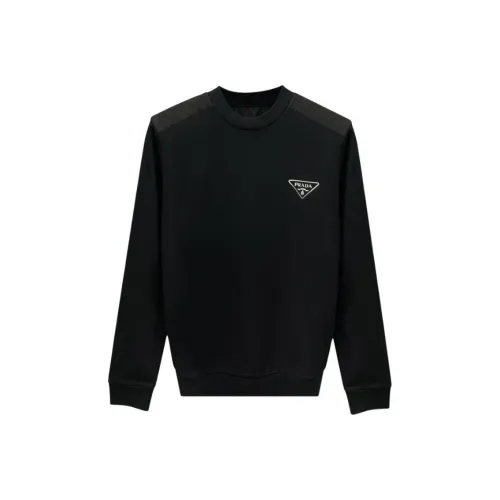 PRADA Мужские черные свитшоты