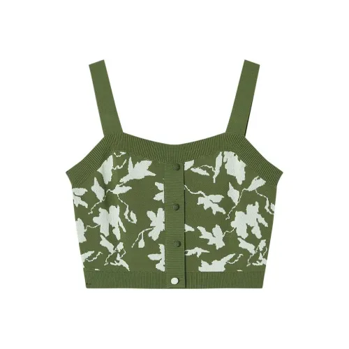 MSLAN Топ на бретелях Женский Iwao Чай Зеленый