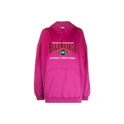 BALENCIAGA Розово-красные Женские Свитшоты