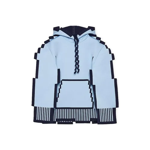 LOEWE Pixel Collection SS23 Толстовка Женская Светло-Синяя
