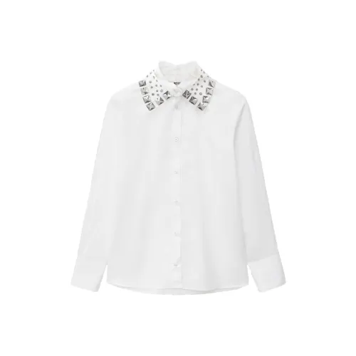 MSGM Белые Женские Рубашки