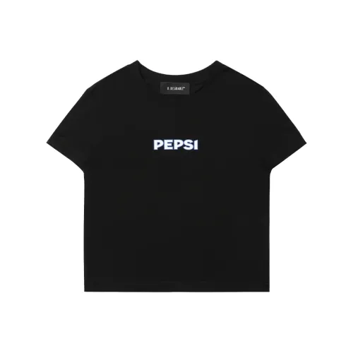 D.Desirable PEPSI Co Branded Edition Черные Женские Рубашки T