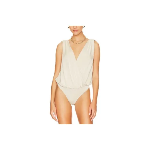 FREE PEOPLE Комбинезон Женский Бежевый