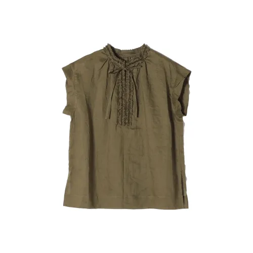 SHIPS Оливково-зеленые Женские Рубашки