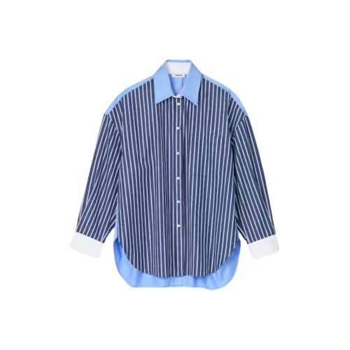 SANDRO Синие Женские Рубашки