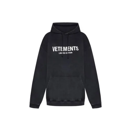 Vetements Черные Женские Свитшоты