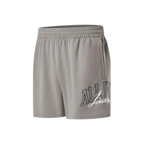 PEAK Баскетбольные шорты Мужские Светло-серые