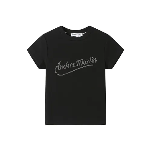 ANDREA MARTIN T-рубашка Женская Черная