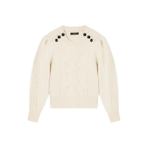 ISABEL MARANT Белый Женские Кашемировые Свитеры