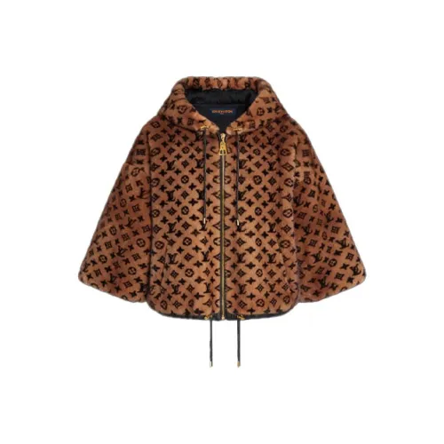 LOUIS VUITTON Новые ежеквартальные продукты LV Коричневые женские куртки