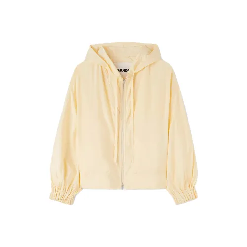 JIL SANDER Светло-янтарные Женские Куртки