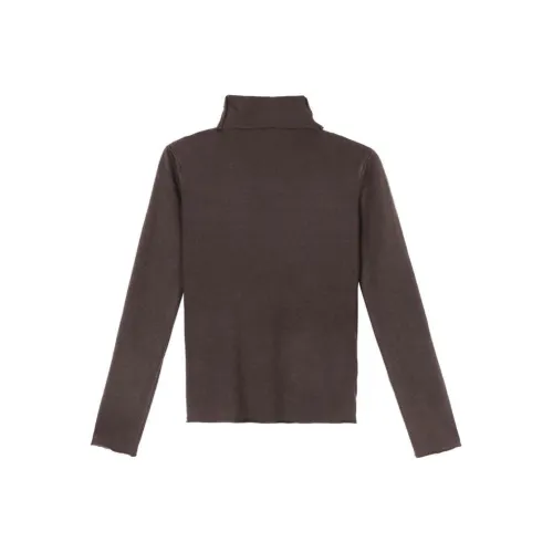 XINBANGBANG Трикотаж Женский Темно-Кофейный