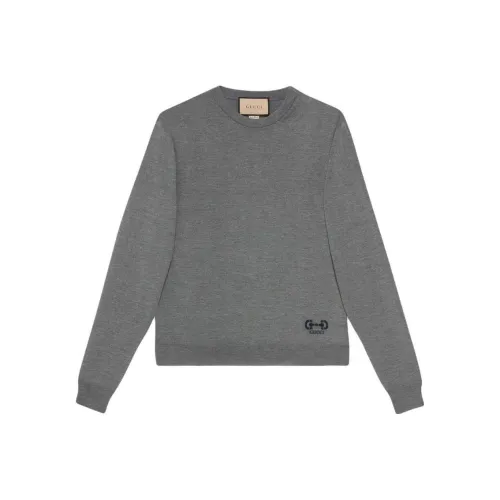 GUCCI Серый Женские Кашемировые Свитеры