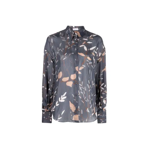 Brunello Cucinelli Серые Женские Рубашки