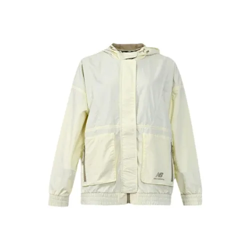 New Balance совместная куртка Женская Экрю