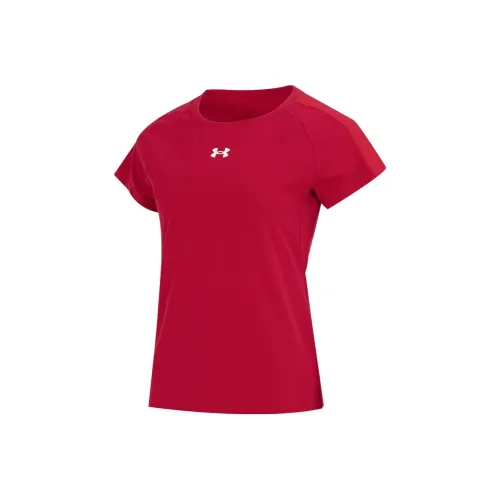 Under Armour Женские футболки красного цвета