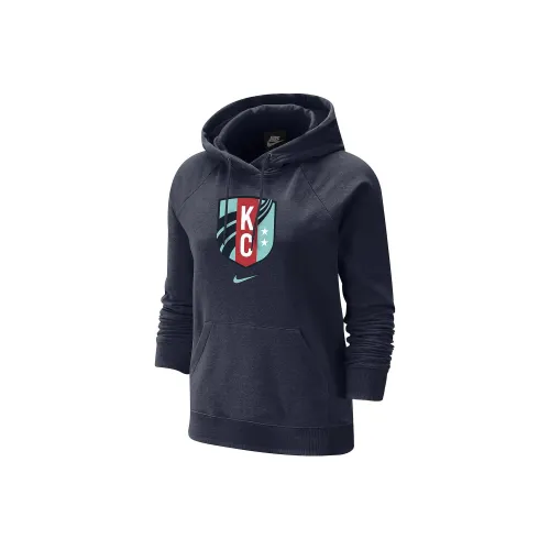 NIKE Темно-синий Женские Свитшоты