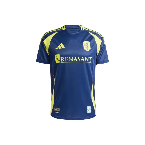 Adidas Футбол Джерси Мужской Морской Синий