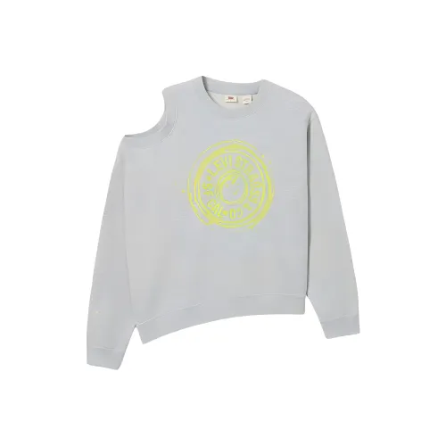 Levi's Denim Drifter Series Толстовка Женская Серого цвета