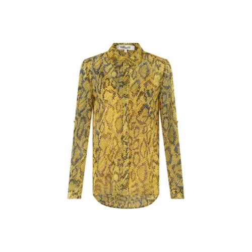 DVF Diane Von Furstenberg Рубашка Женская Желтая