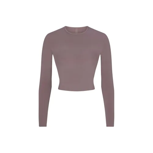 SKIMS T-рубашка Женская Цинковый Цинковый