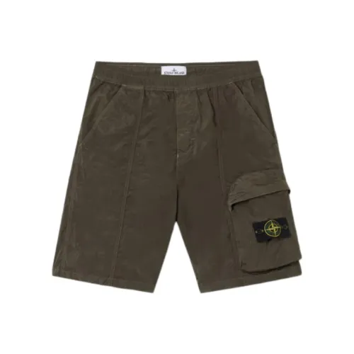 Stone Island Army Green Мужские Повседневные Шорты