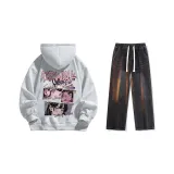 Set (Премиум Серый Стандартное Издание + Черные Джинсы)