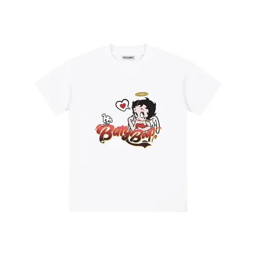 Betty Boop Белые Женские Футболки