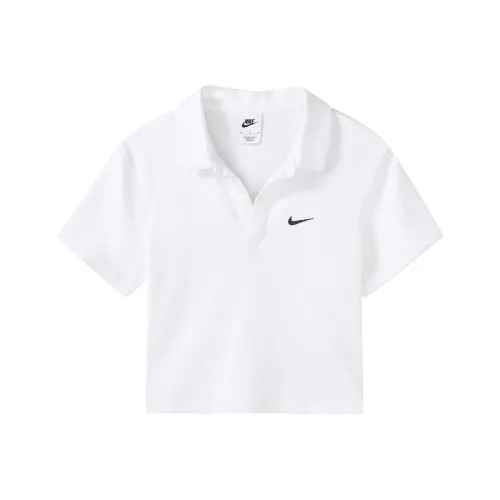 NIKE Sportswear Белое Женское Поло