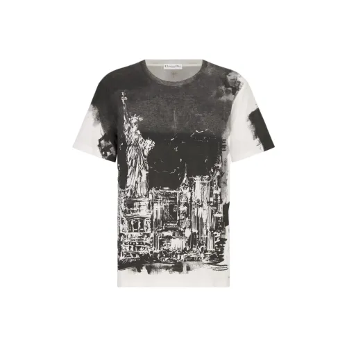 DIOR Черные Женские Т-рубашки