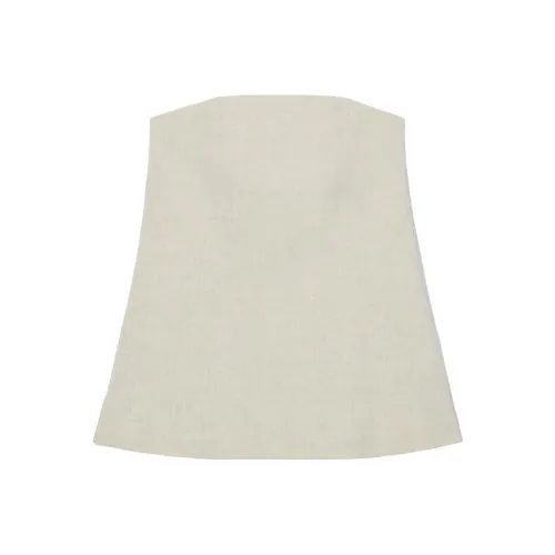 COS Бежевые Женские Топы без бретелек