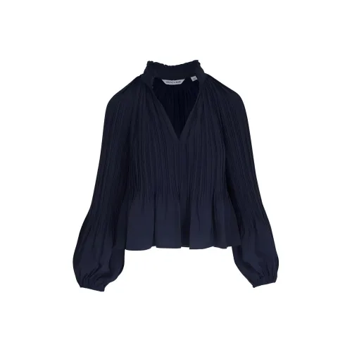 Veronica Beard SS24 Рубашка Женская Синяя