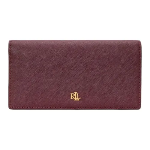 Ralph Lauren Кожа Кошелек Женские Темно-красный