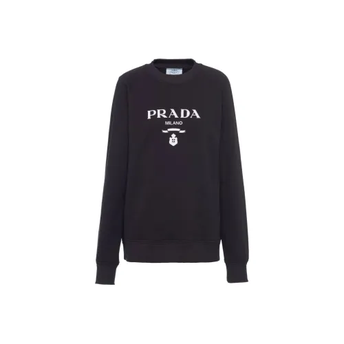 PRADA Черные Женские Свитшоты