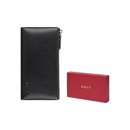 GOLF Коровья кожа с синтетической кожей кошелек стандартный мужской черный