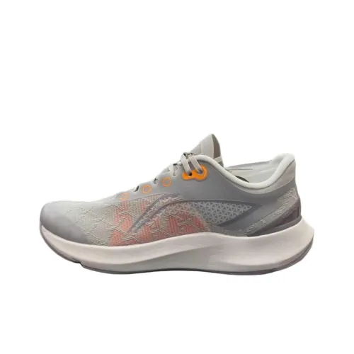 LINING Qingyi Нижняя юбка Устойчивая к истиранию Низкий топ Повседневные Беговые кроссовки Женские Серый