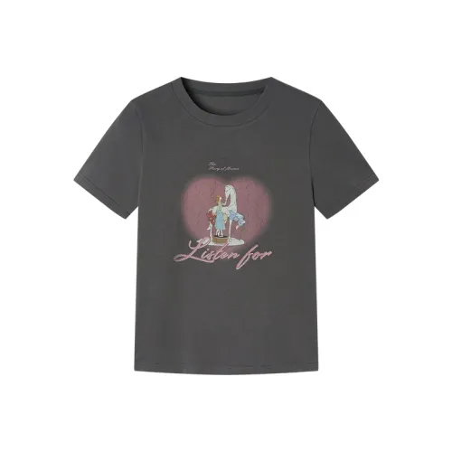 Pit Серый Женские Футболки