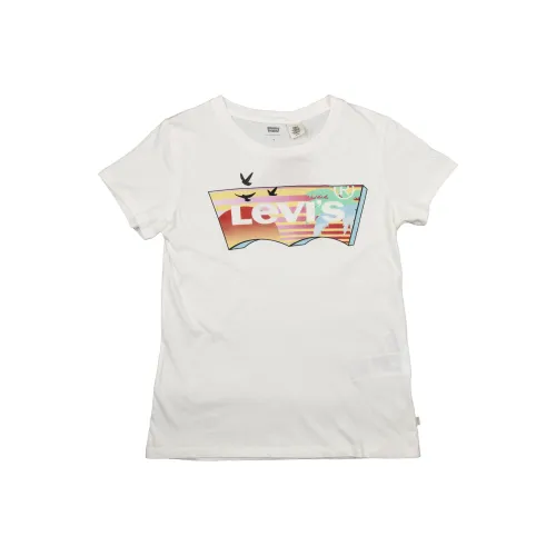 Levi's Стандартная футболка Женская Белая