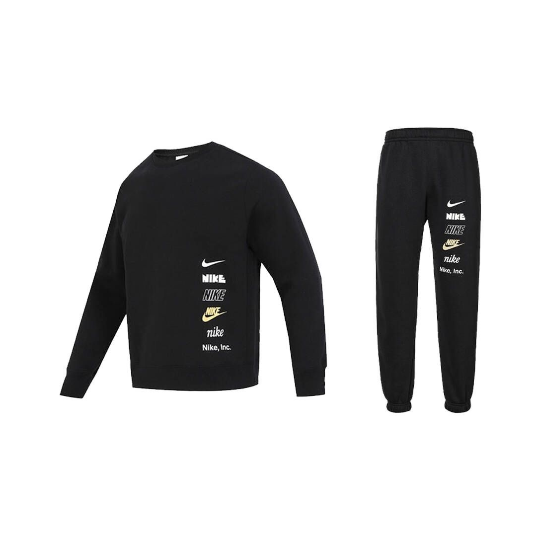 nike double swoosh shorts black