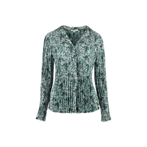 VINCE Зеленые Женские Рубашки