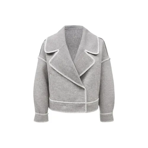 VERO MODA Куртка Женская Светло-Серый с Многоцветным