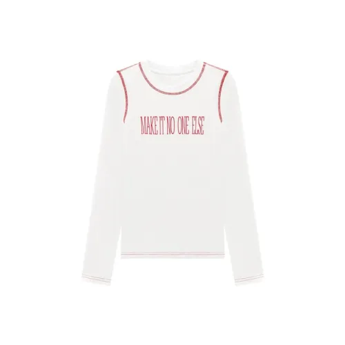 NO ONE ELSE T-рубашка Женская Белая