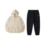 Комплект одежды (Кожаный серый топ-LK + Глубокий черный штаны-BK)