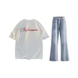 Комплект одежды (Белый + Серый + Светло-Синий)