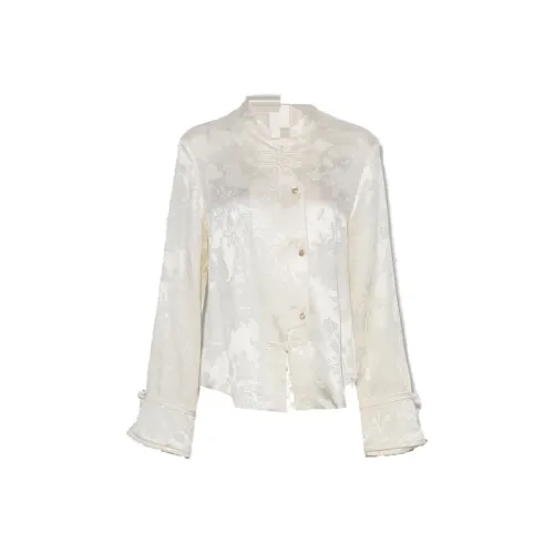 DPLAY Абрикос Женские Рубашки