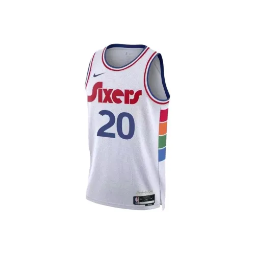 Nike SS25 Баскетбольная Джерси Мужская Белая