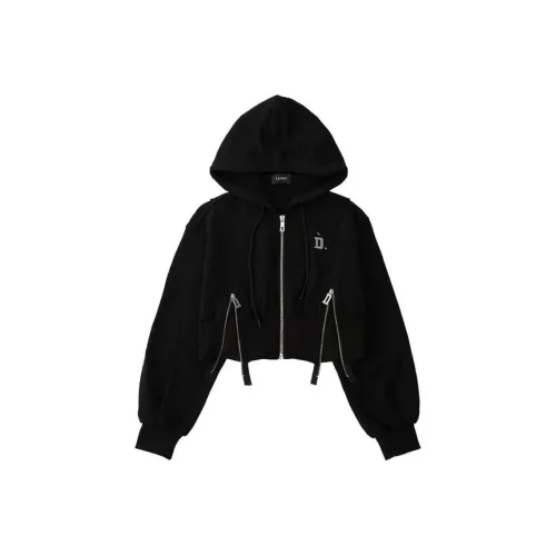 D.Desirable FW24 Черный Женские Свитшоты