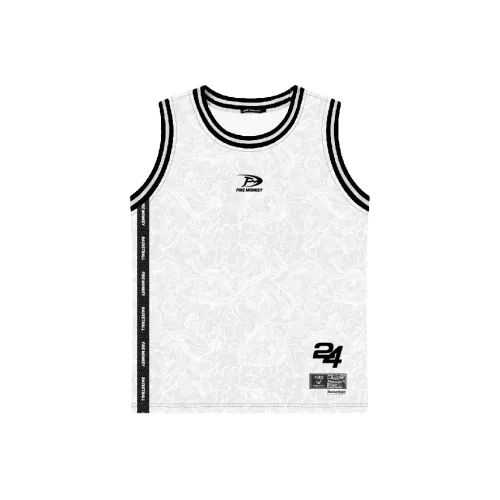 FireMonkey Баскетбольная Джерси Унисекс Белая