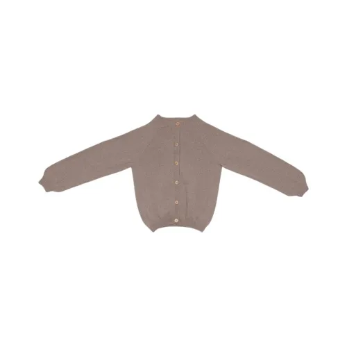 BASERANGE SS24 Philia Кардиган Переработанный кашемир Свитер Женские Stoppa Светло-коричневый